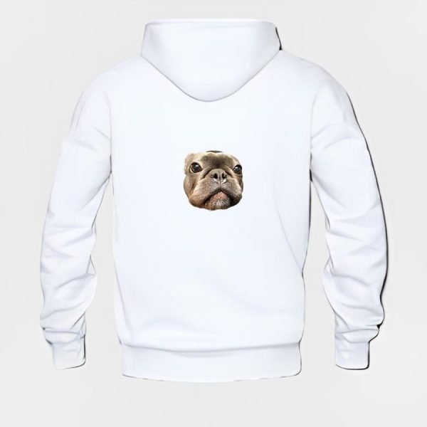 French Bulldog Hoodie #w207 - Image 3