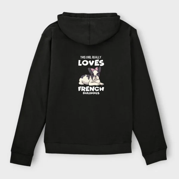 French Bulldog Hoodie #307 - Image 3