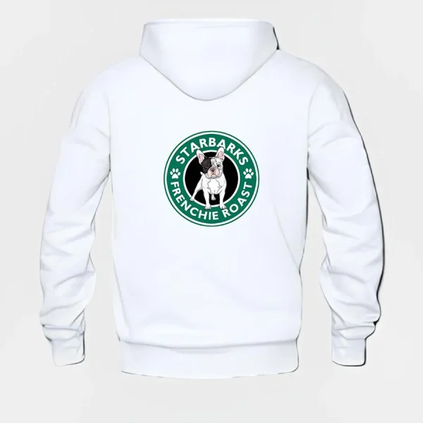 French Bulldog Hoodie #w102 - Image 3