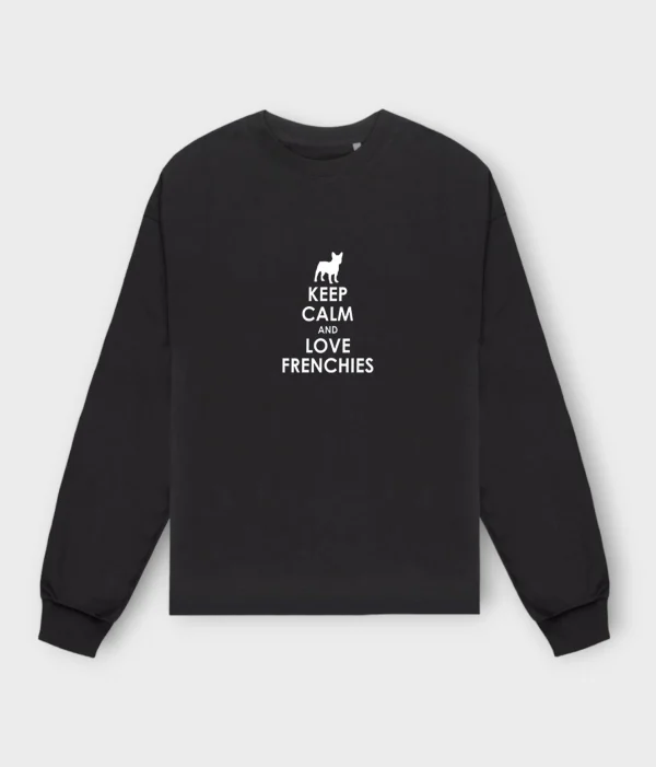 French Bulldog Sweatshirt #506 + GIFT- Keep calm and love frenchies