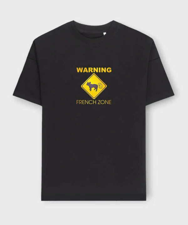 French Bulldog T-Shirt + GIFT #303- Warning Frenchie zone