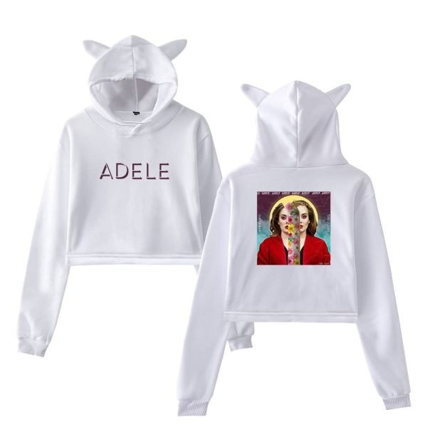 Adele Cropped Hoodie #1