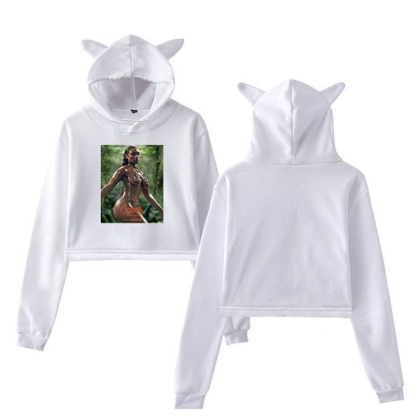 Megan Thee Stallion Cobra Cropped Hoodie #2