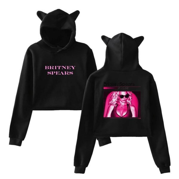 Britney Spears Cropped Hoodie #1 + Gift - Image 2