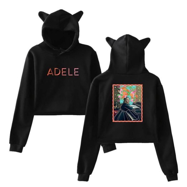 Adele Cropped Hoodie #3 - Image 2