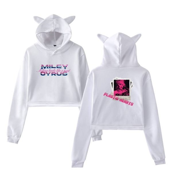 Miley Cyrus Cropped Hoodie #3