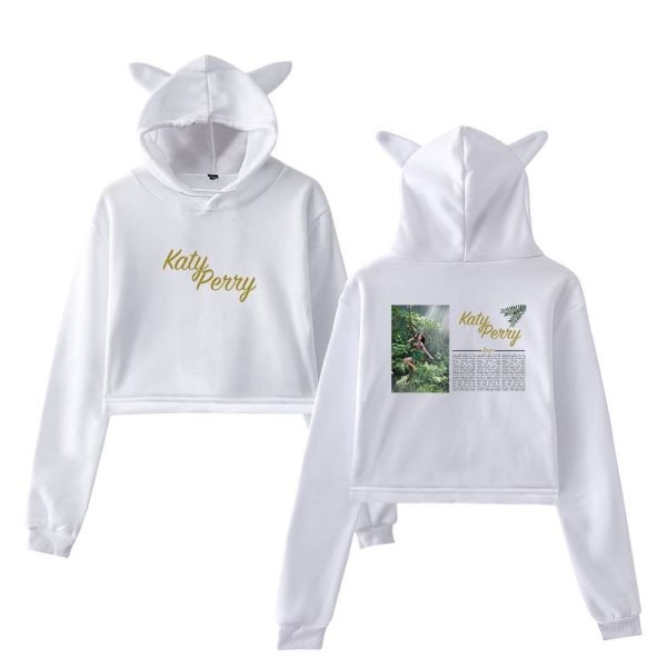 Katy Perry Cropped Hoodie #4 + Gift - Image 2