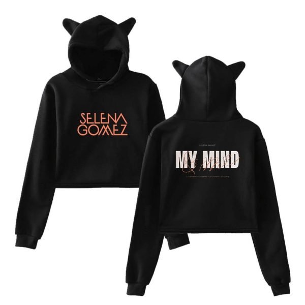 Selena Gomez Cropped Hoodie #1