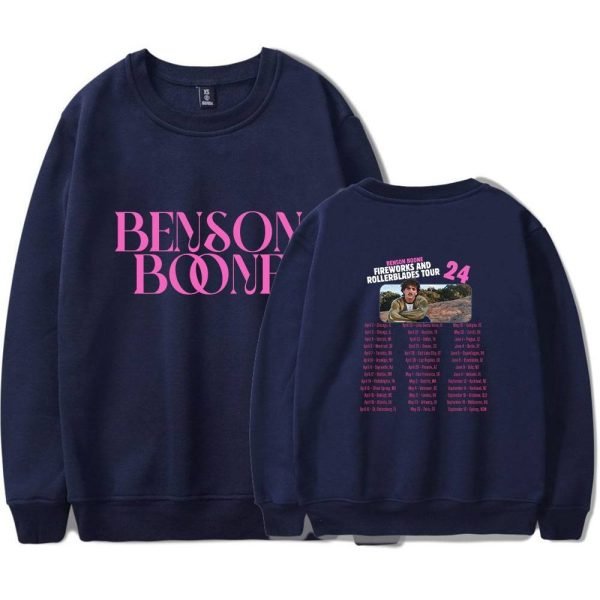 Benson Boone Fireworks & Rollerblades Sweatshirt #3 - Image 3