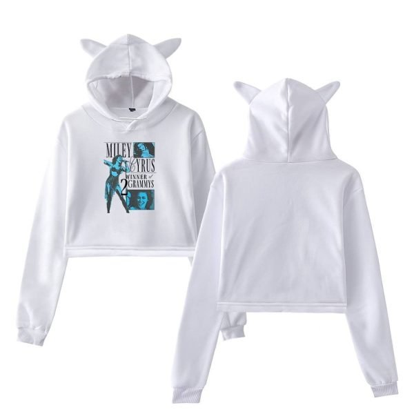 Miley Cyrus Cropped Hoodie #1 + Gift