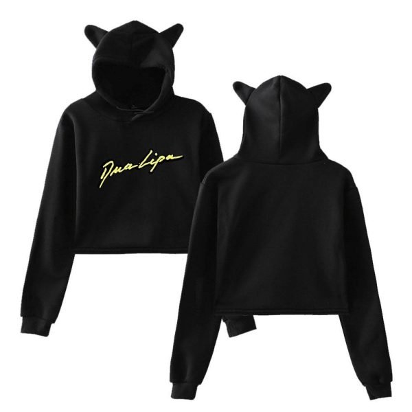 Dua Lipa Cropped Hoodie #1 - Image 2