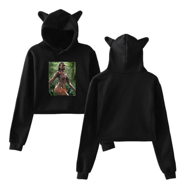 Megan Thee Stallion Cobra Cropped Hoodie #2 - Image 2