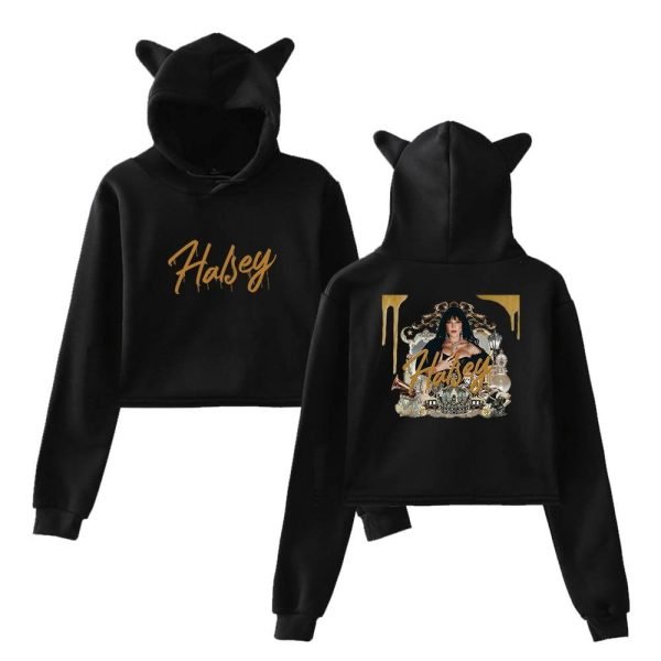 Halsey Cropped Hoodie #4 - Image 2