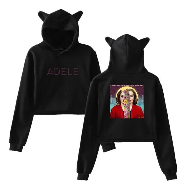 Adele Cropped Hoodie #1 - Image 2