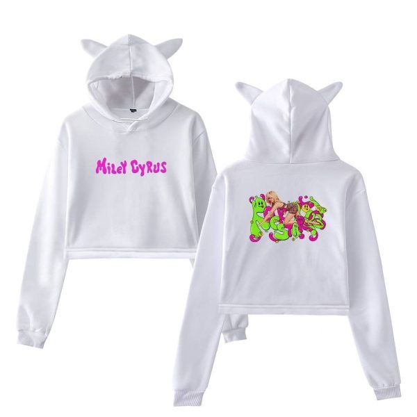 Miley Cyrus Cropped Hoodie #5