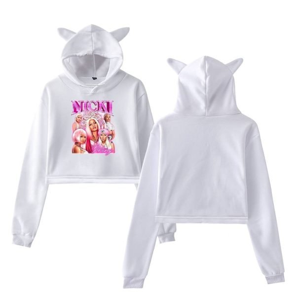 Nicki Minaj Cropped Hoodie #2 - Image 3