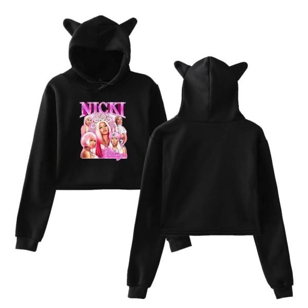 Nicki Minaj Cropped Hoodie #2 - Image 2