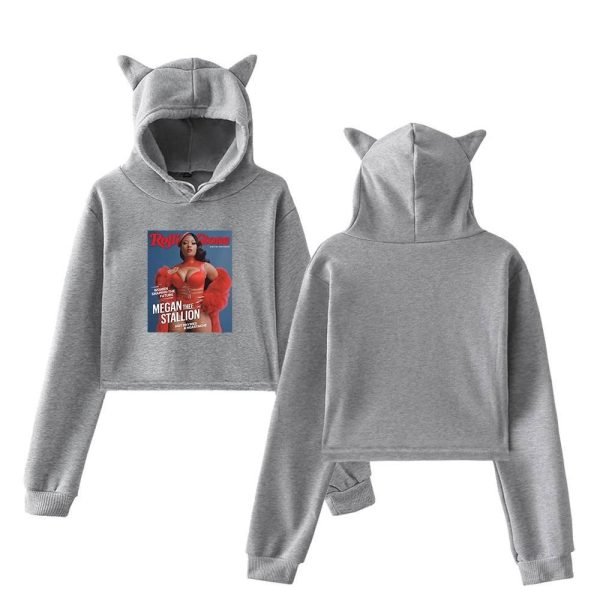 Megan Thee Stallion Cropped Hoodie #1 - Image 4