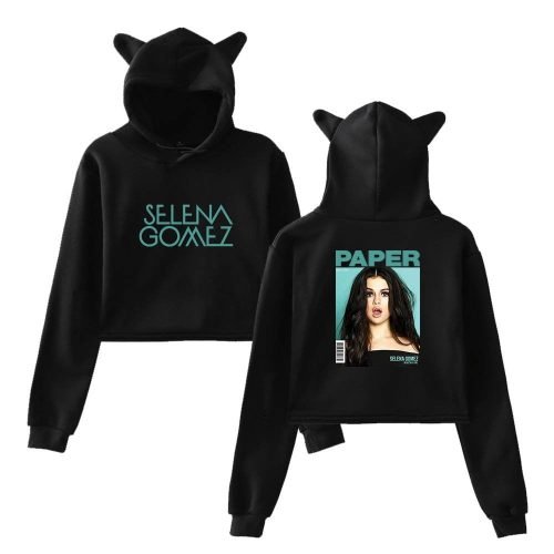 Selena Gomez Cropped Hoodie #3 + Gift