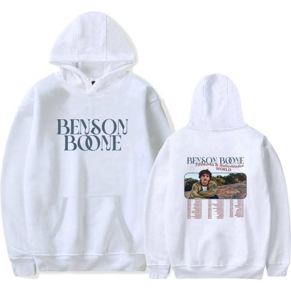 Benson Boone Fireworks & Rollerblades Hoodie #2 - Image 3