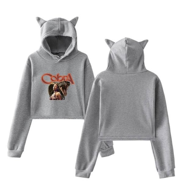 Megan Thee Stallion Cobra Cropped Hoodie #3 - Image 4