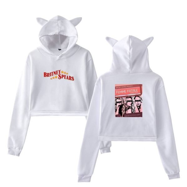 Britney Spears Cropped Hoodie #3 + Gift