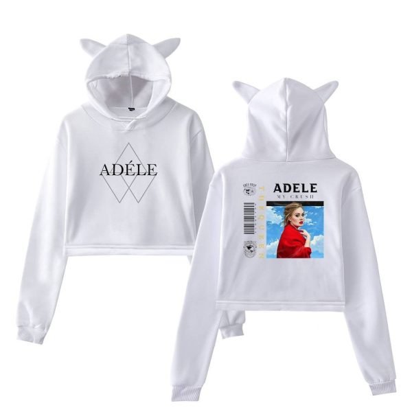 Adele Cropped Hoodie #4 + Gift - Image 2