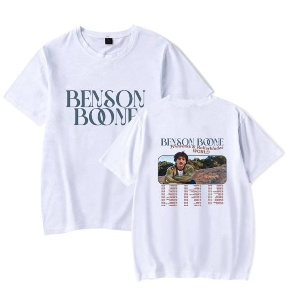 Benson Boone Fireworks & Rollerblades T-Shirt #2 + Gift - Image 3