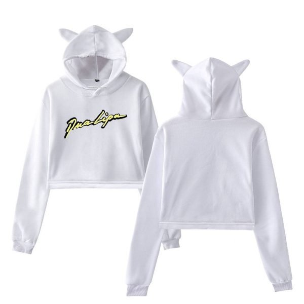 Dua Lipa Cropped Hoodie #1