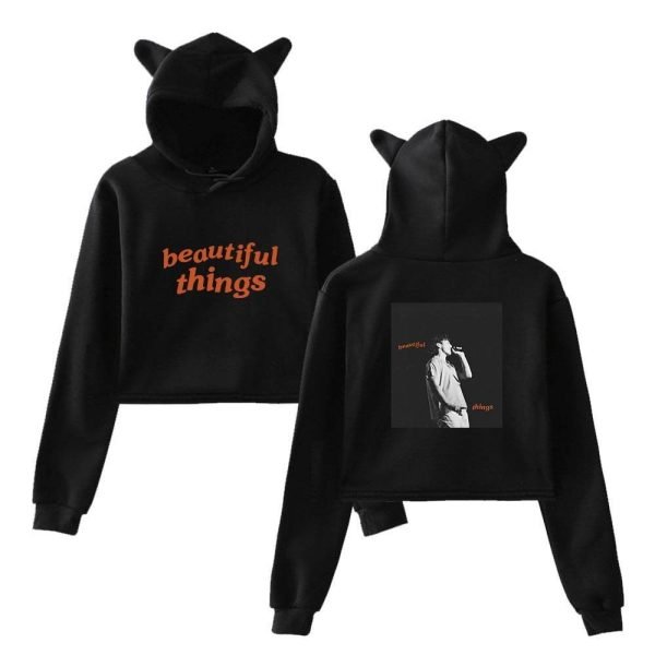 Benson Boone Beautiful Things Cropped Hoodie #1 - Image 2