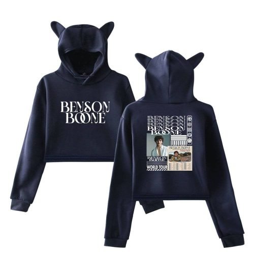 Benson Boone Fireworks & Rollerblades Cropped Hoodie #1