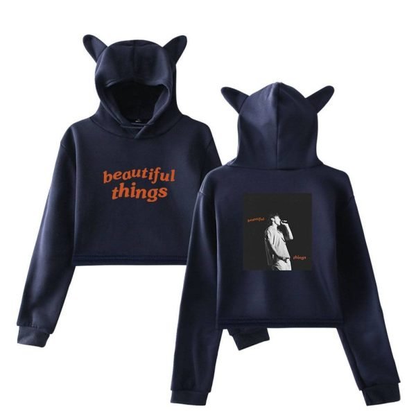 Benson Boone Beautiful Things Cropped Hoodie #1 - Image 3