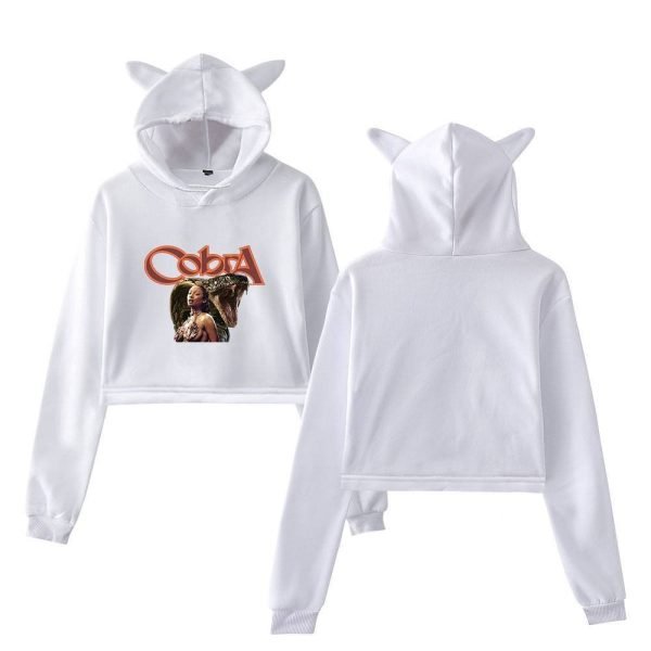 Megan Thee Stallion Cobra Cropped Hoodie #3 - Image 3