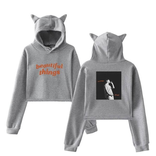 Benson Boone Beautiful Things Cropped Hoodie #1 - Image 4