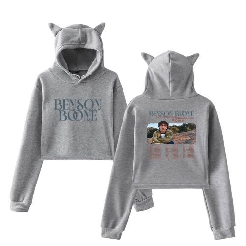 Benson Boone Fireworks & Rollerblades Cropped Hoodie #2